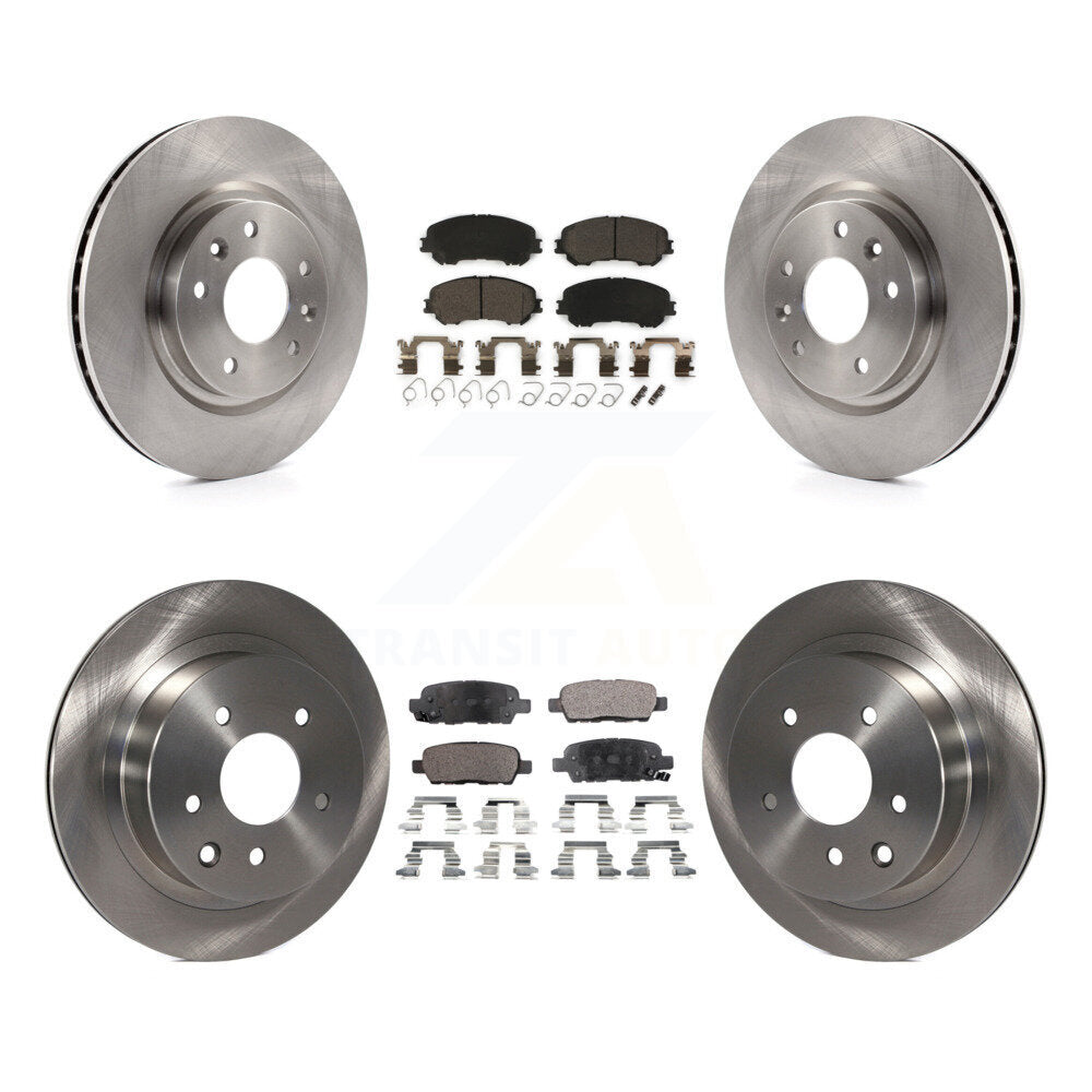 Transit Auto K8T-101596 Disc Brake Kit for 2014-2023 Nissan Rogue, Nissan Rogue Sport, Nissan Qashqai - Front and Rear product image