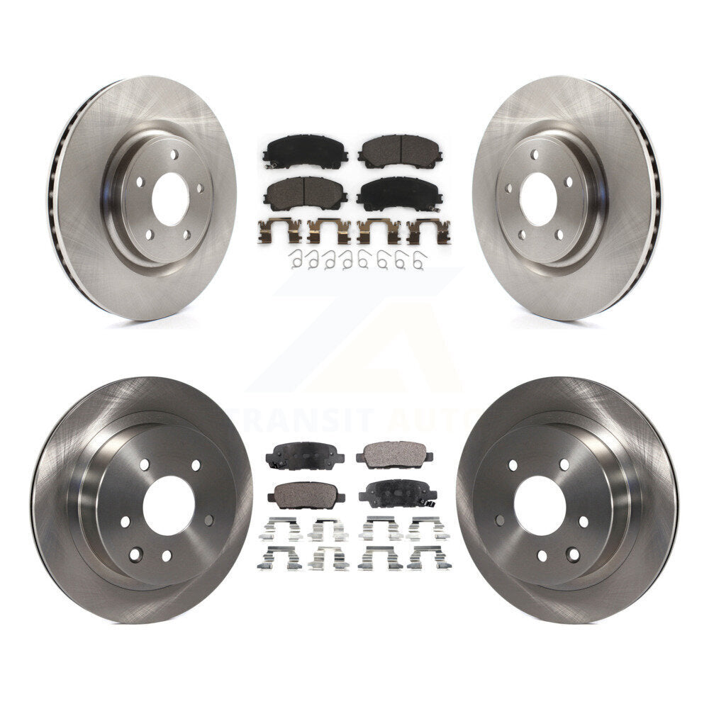 Transit Auto K8T-101598 Disc Brake Kit for 2014-2019 Nissan Rogue - Front and Rear product image