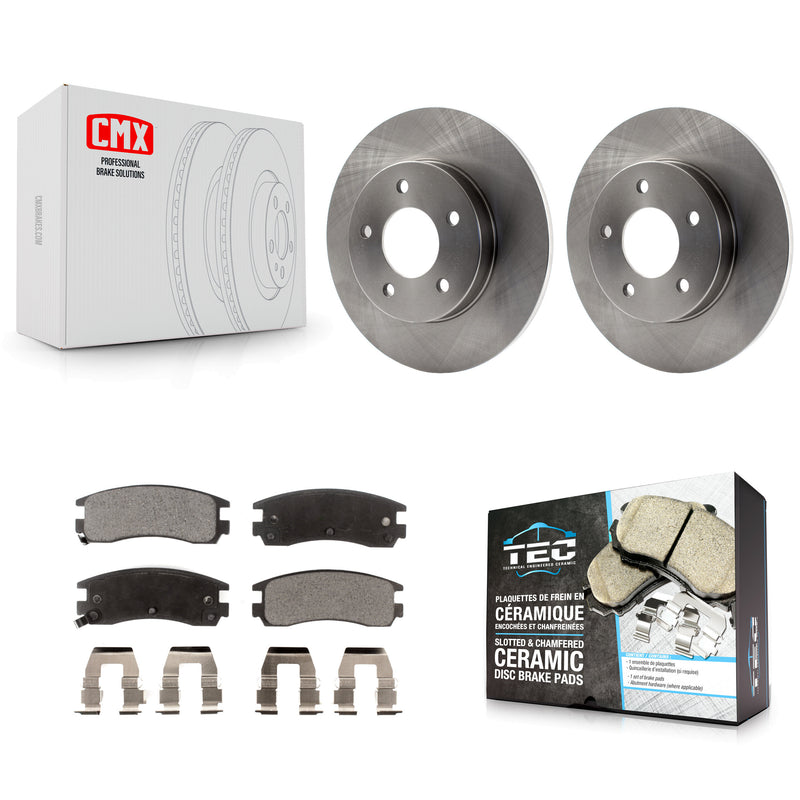 Transit Auto K8T-101621 Disc Brake Kit for 1992-2000 Buick Park Avenue, Cadillac DeVille, Buick Riviera & more - Rear product image