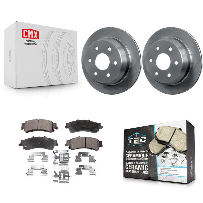 Transit Auto K8T-101626 Disc Brake Kit for 1999-2007 Chevrolet Silverado 1500 Classic, GMC Sierra 1500 Classic, Chevrolet Astro & more - Rear product image