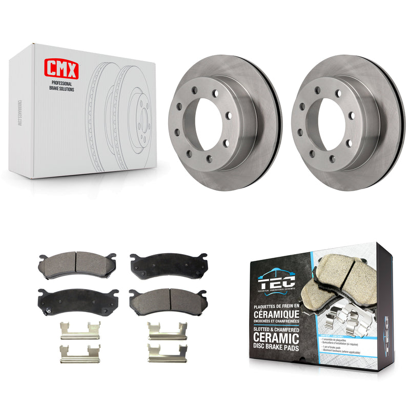 Transit Auto K8T-101629 Disc Brake Kit for 1999-2013 Chevrolet Suburban 2500, GMC Yukon XL 2500, Chevrolet Silverado 2500 HD & more - Rear product image