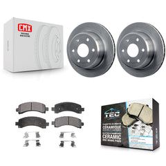 Transit Auto K8T-101636 Disc Brake Kit for 2002-2014 Cadillac Escalade, Chevrolet Avalanche 1500, Chevrolet Express 1500 & more - Rear product image