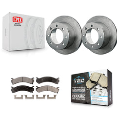 Transit Auto K8T-101638 Disc Brake Kit for 2001-2010 Chevrolet Silverado 3500 Classic, Chevrolet Silverado 3500 HD, GMC Sierra 3500 HD & more - Rear product image