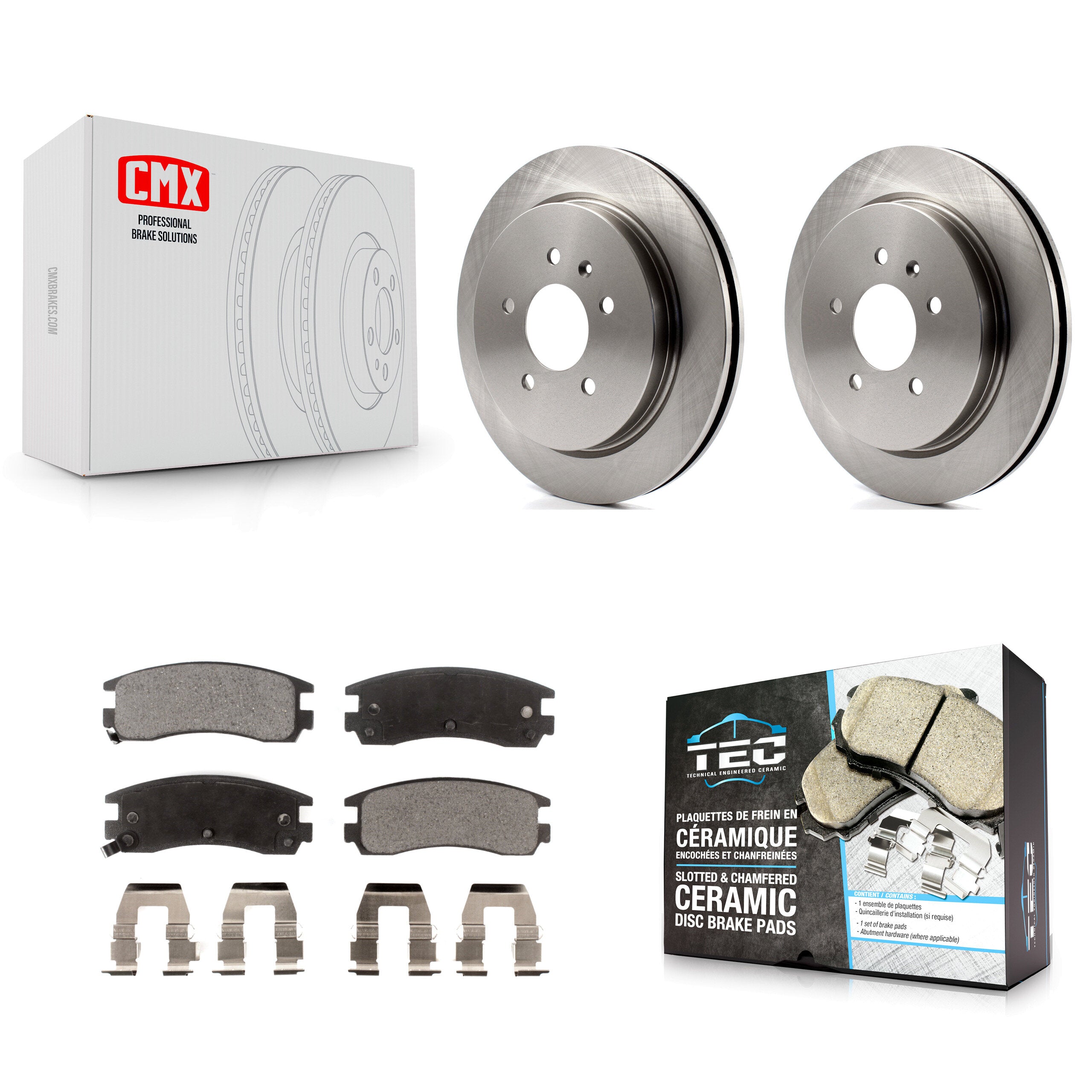 Transit Auto K8T-101643 Disc Brake Kit for 2003-2004 Cadillac Seville - Rear product image