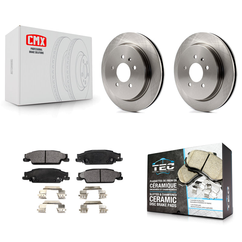 Transit Auto K8T-101644 Disc Brake Kit for 2003-2011 Cadillac CTS, Cadillac STS - Rear product image