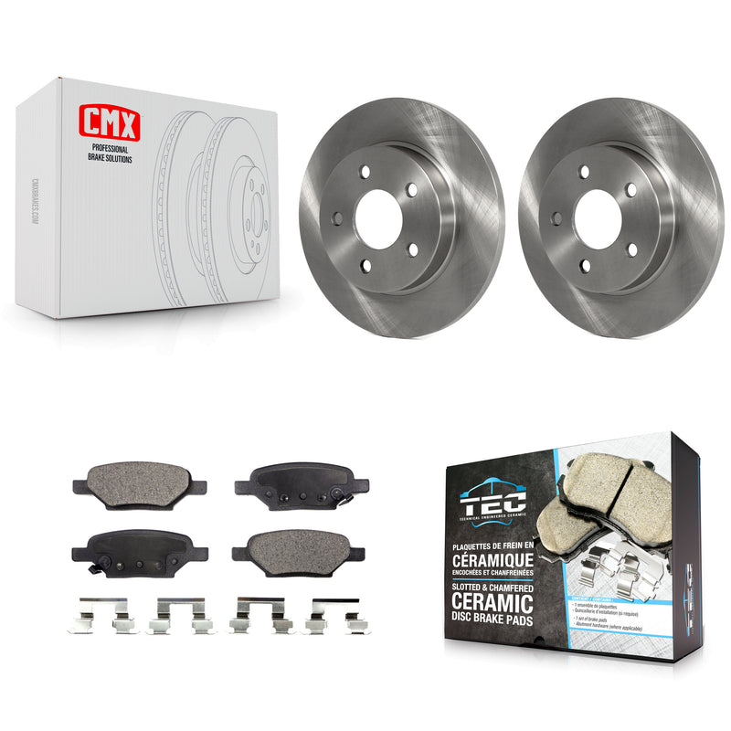 Transit Auto K8T-101647 Disc Brake Kit for 2004-2012 Chevrolet HHR, Chevrolet Cobalt, Chevrolet Malibu & more - Rear product image