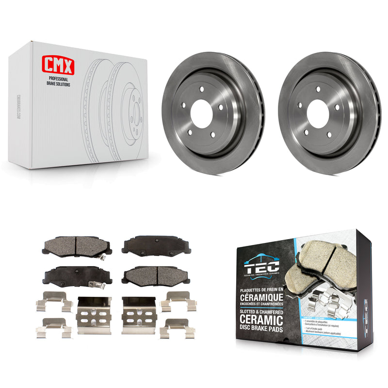 Transit Auto K8T-101648 Disc Brake Kit for 2004-2013 Cadillac XLR, Chevrolet Corvette - Rear product image