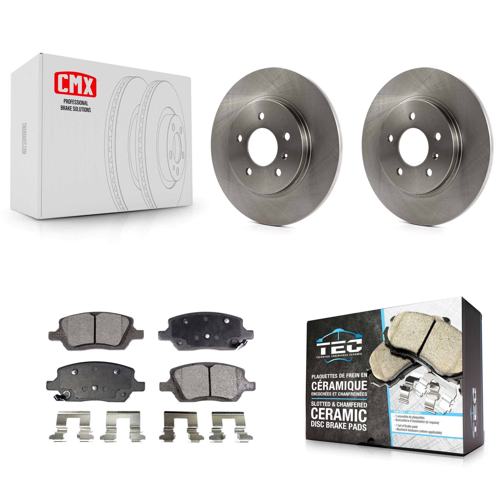 Transit Auto K8T-101651 Disc Brake Kit for 2005 Buick Terraza, Chevrolet Uplander, Pontiac Montana & more - Rear product image