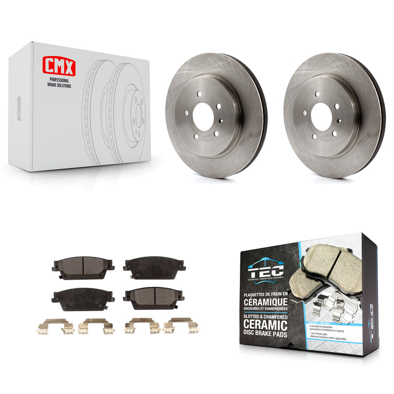 Transit Auto K8T-101654 Disc Brake Kit for 2005-2011 Cadillac CTS, Cadillac STS - Rear product image
