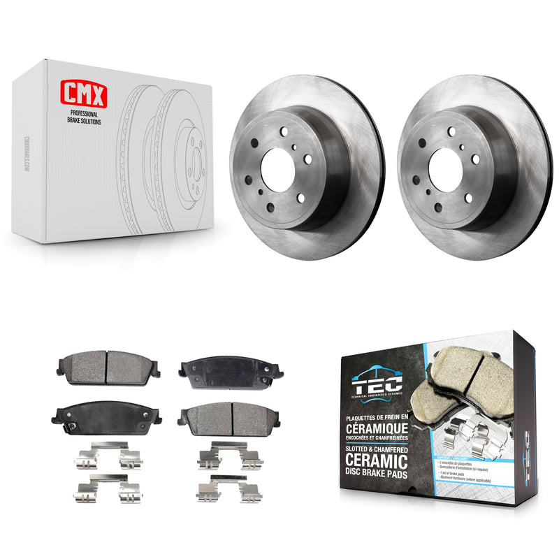 Transit Auto K8T-101661 Disc Brake Kit for 2007-2014 Chevrolet Silverado 1500, Cadillac Escalade, Cadillac Escalade ESV & more - Rear product image