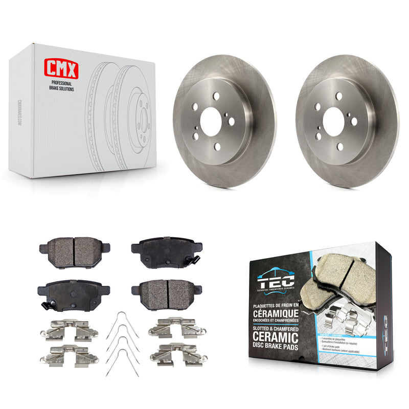 Transit Auto K8T-101669 Disc Brake Kit for 2009-2022 Toyota Corolla, Toyota Prius AWD-e, Toyota Prius Prime & more - Rear product image