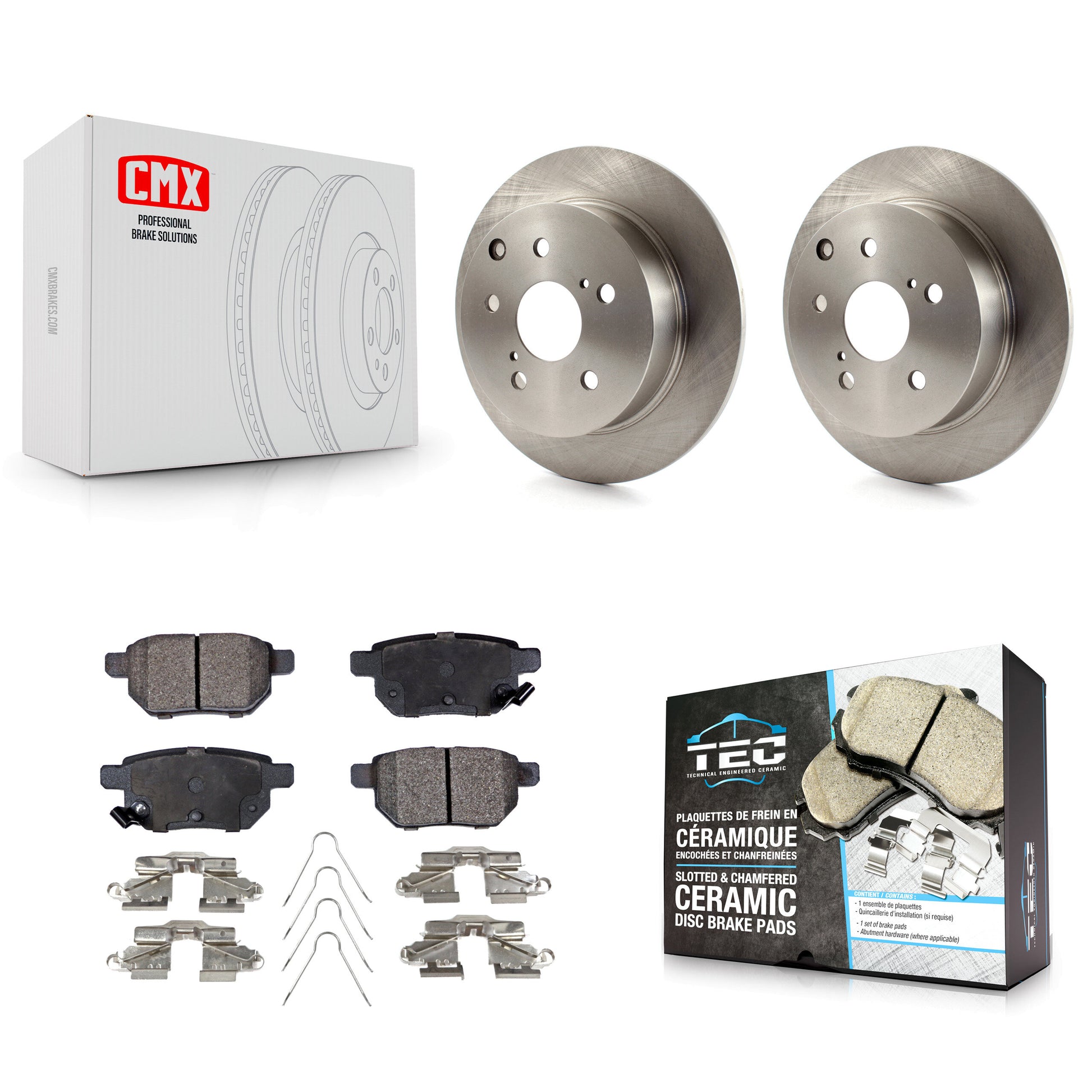 Transit Auto K8T-101671 Disc Brake Kit for 2010 Toyota Matrix - Rear product image