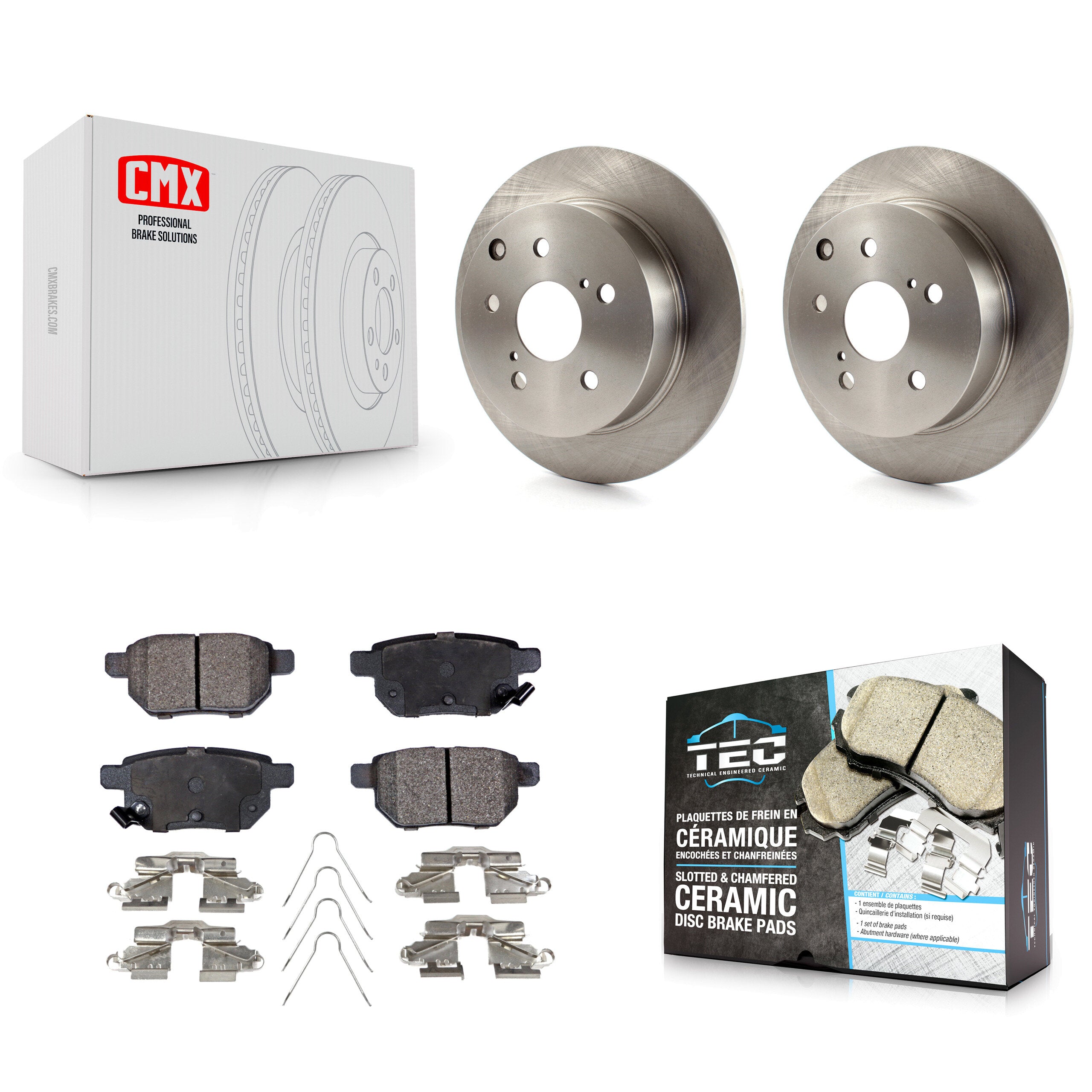 Transit Auto K8T-101671 Disc Brake Kit for 2010 Toyota Matrix - Rear product image