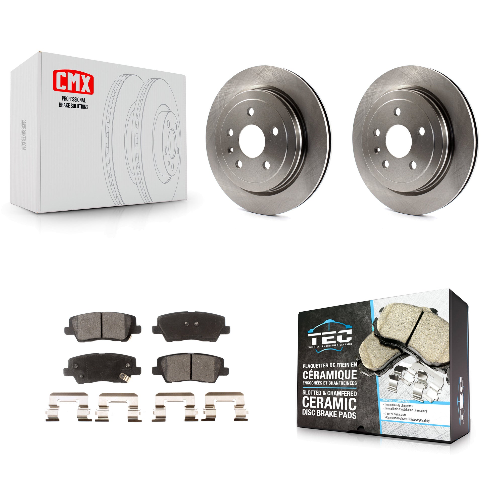 Transit Auto K8T-101680 Disc Brake Kit for 2015-2019 Cadillac CTS - Rear product image
