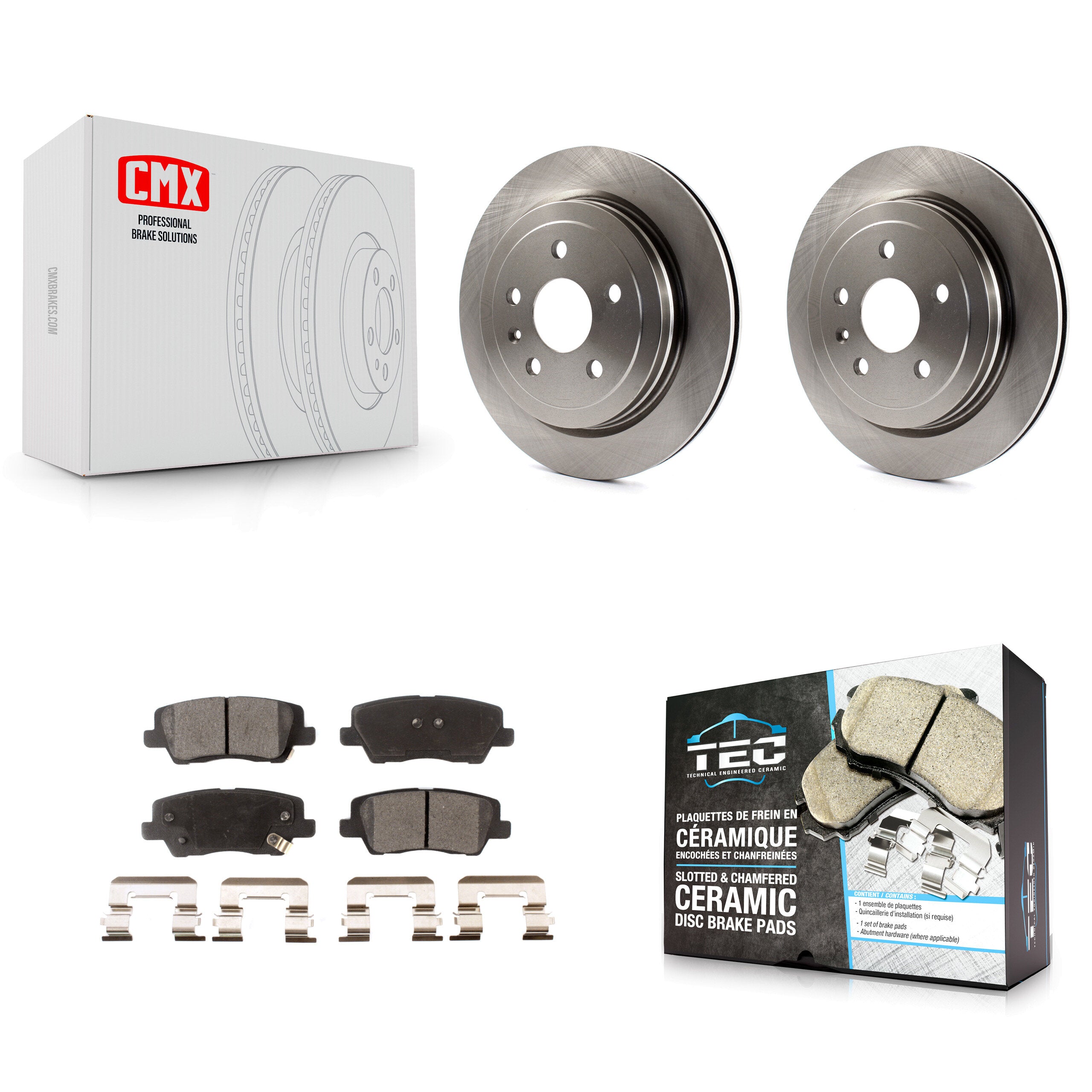Transit Auto K8T-101680 Disc Brake Kit for 2015-2019 Cadillac CTS - Rear product image