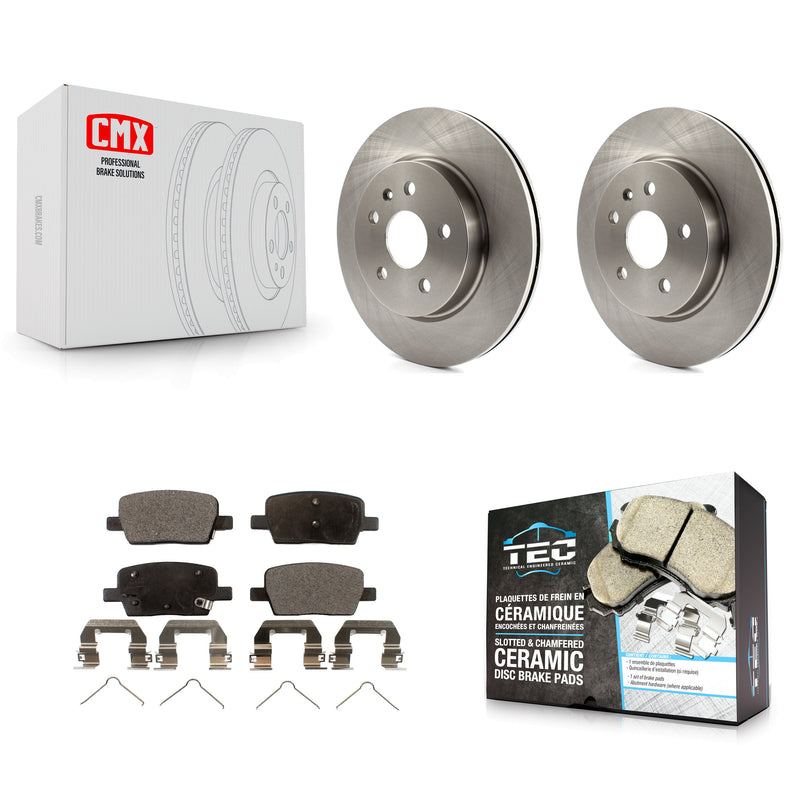 Transit Auto K8T-101686 Disc Brake Kit for 2016-2022 Chevrolet Camaro, Cadillac CT6 - Rear product image