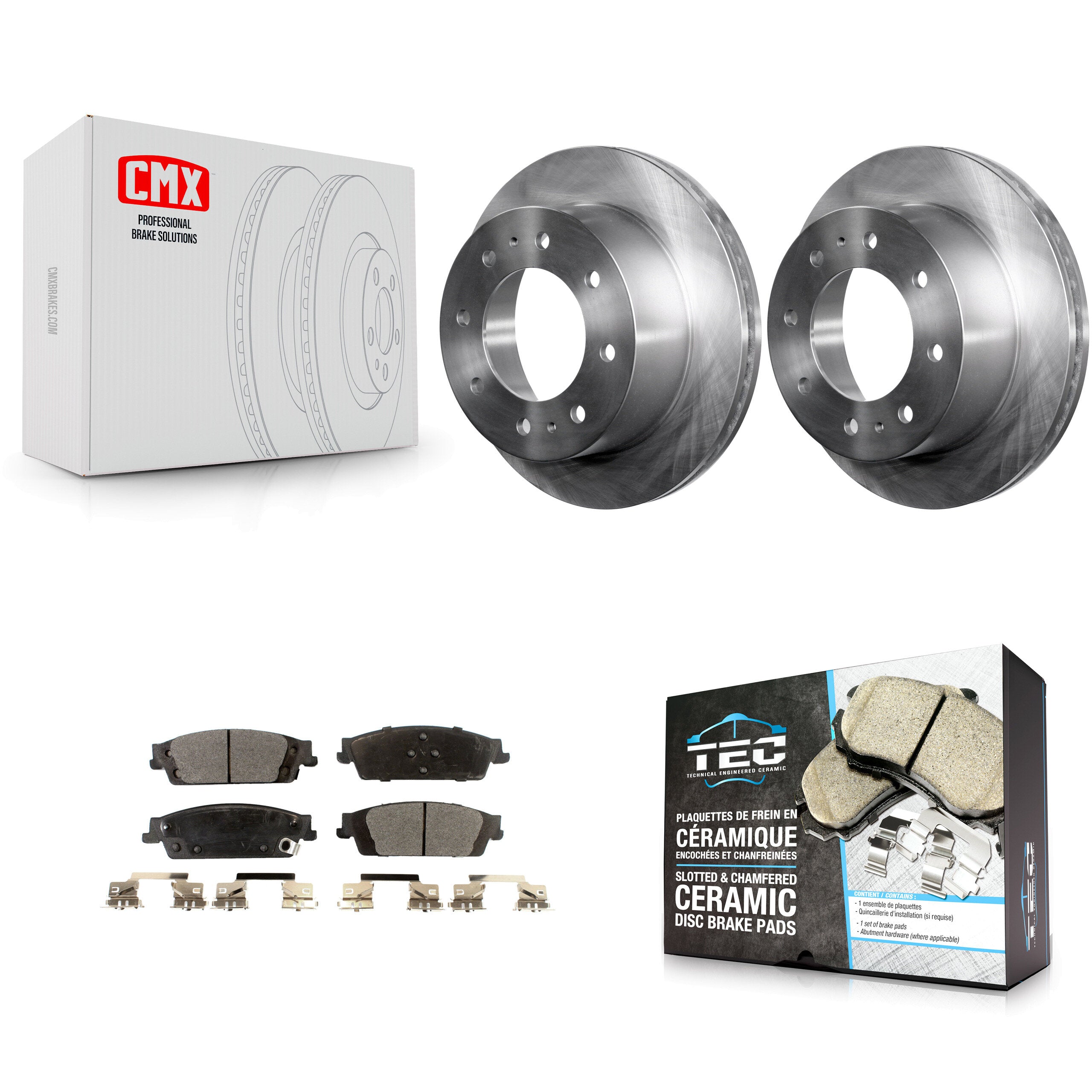Transit Auto K8T-101690 Disc Brake Kit for 2017-2019 Chevrolet Suburban - Rear product image
