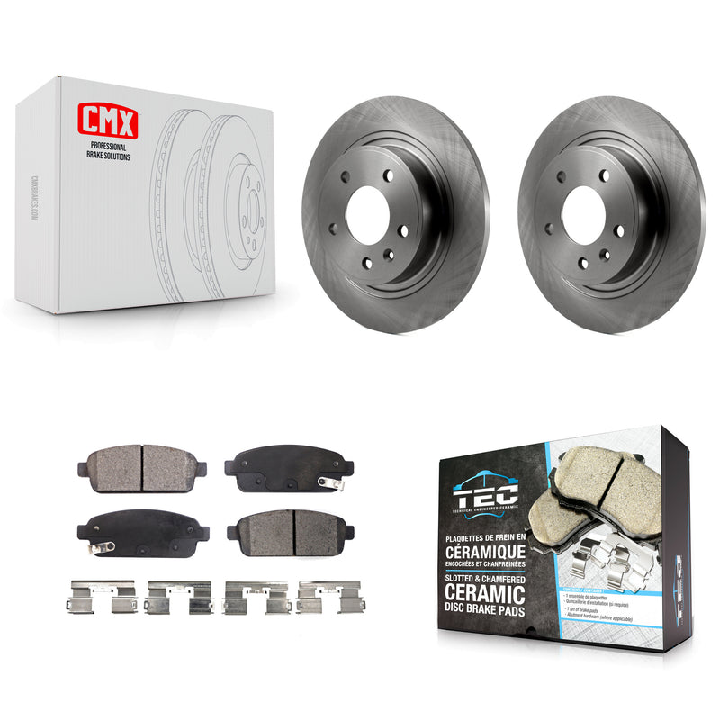 Transit Auto K8T-101692 Disc Brake Kit for 2011-2019 Buick Cascada, Cadillac ELR, Chevrolet Cruze & more - Rear product image