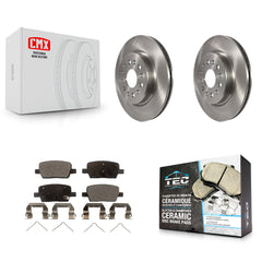 Transit Auto K8T-101695 Disc Brake Kit for 2017-2020 Cadillac XT6, Chevrolet Traverse, Chevrolet Blazer & more - Rear product image