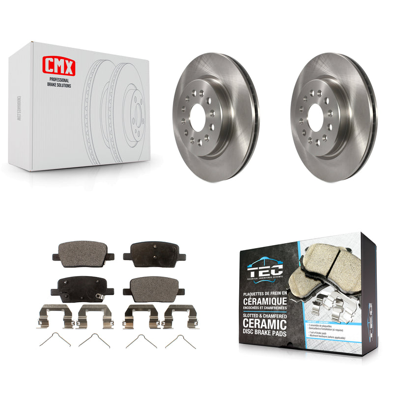 Transit Auto K8T-101695 Disc Brake Kit for 2017-2020 Cadillac XT6, Chevrolet Traverse, Chevrolet Blazer & more - Rear product image