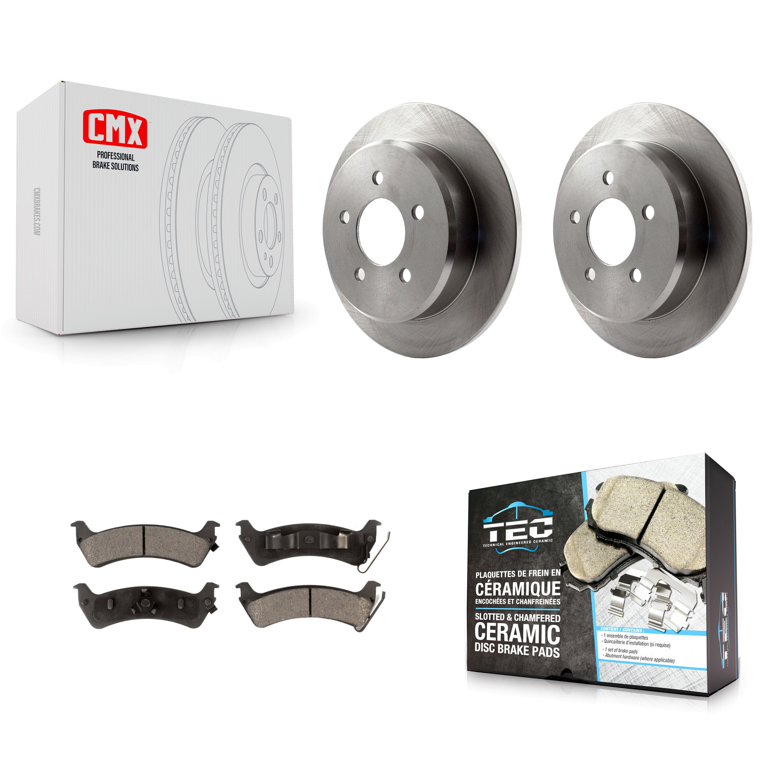 Transit Auto K8T-101698 Disc Brake Kit for 2001-2002 Ford Explorer, Ford Explorer Sport, Ford Explorer Sport Trac - Rear product image