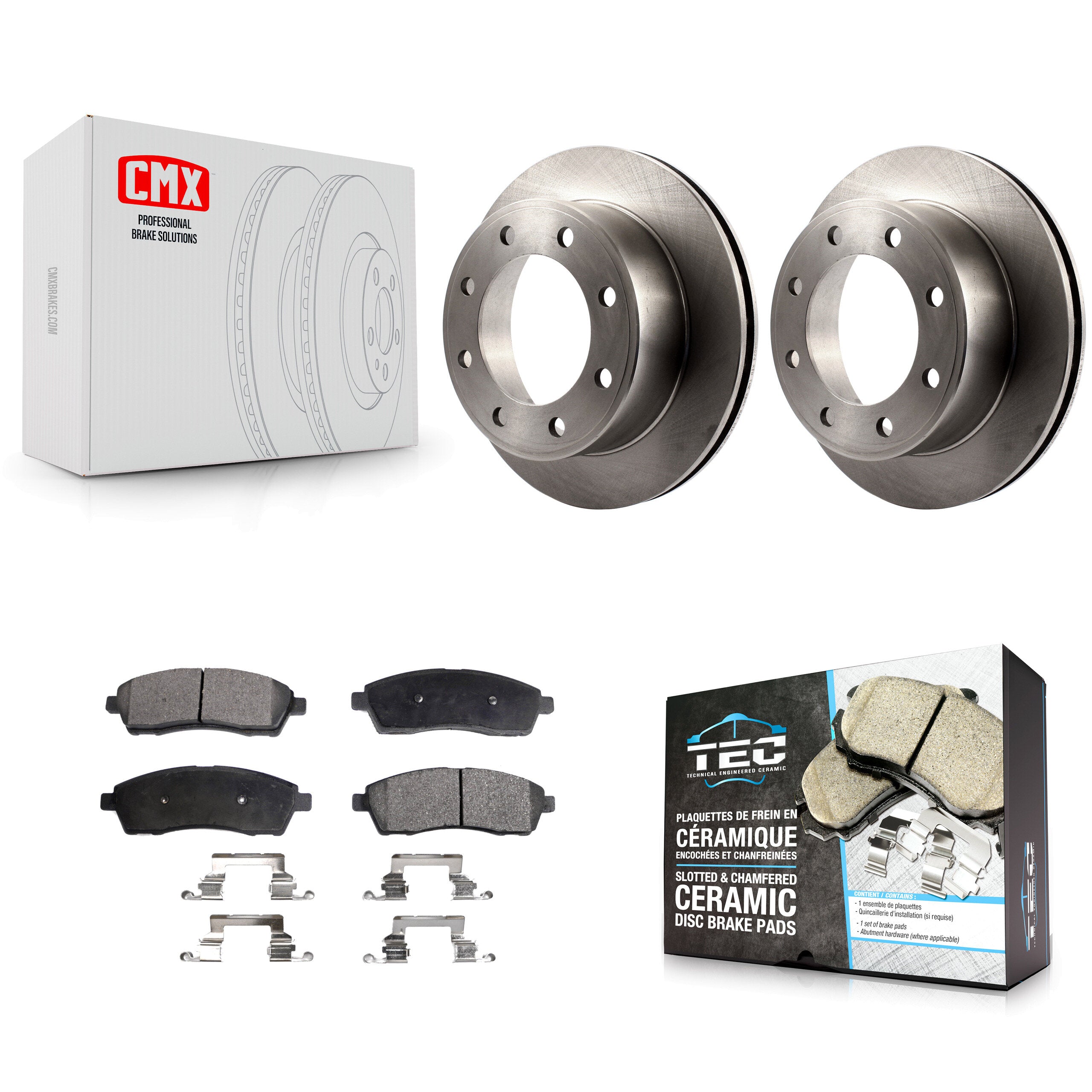 Transit Auto K8T-101706 Disc Brake Kit for 1999-2005 Ford Excursion, Ford F-250 Super Duty, Ford F-350 Super Duty - Rear product image