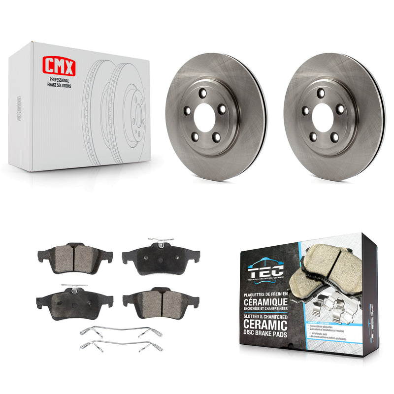 Transit Auto K8T-101710 Disc Brake Kit for 2005-2006 Jaguar XJ8, Jaguar Vanden Plas - Rear product image