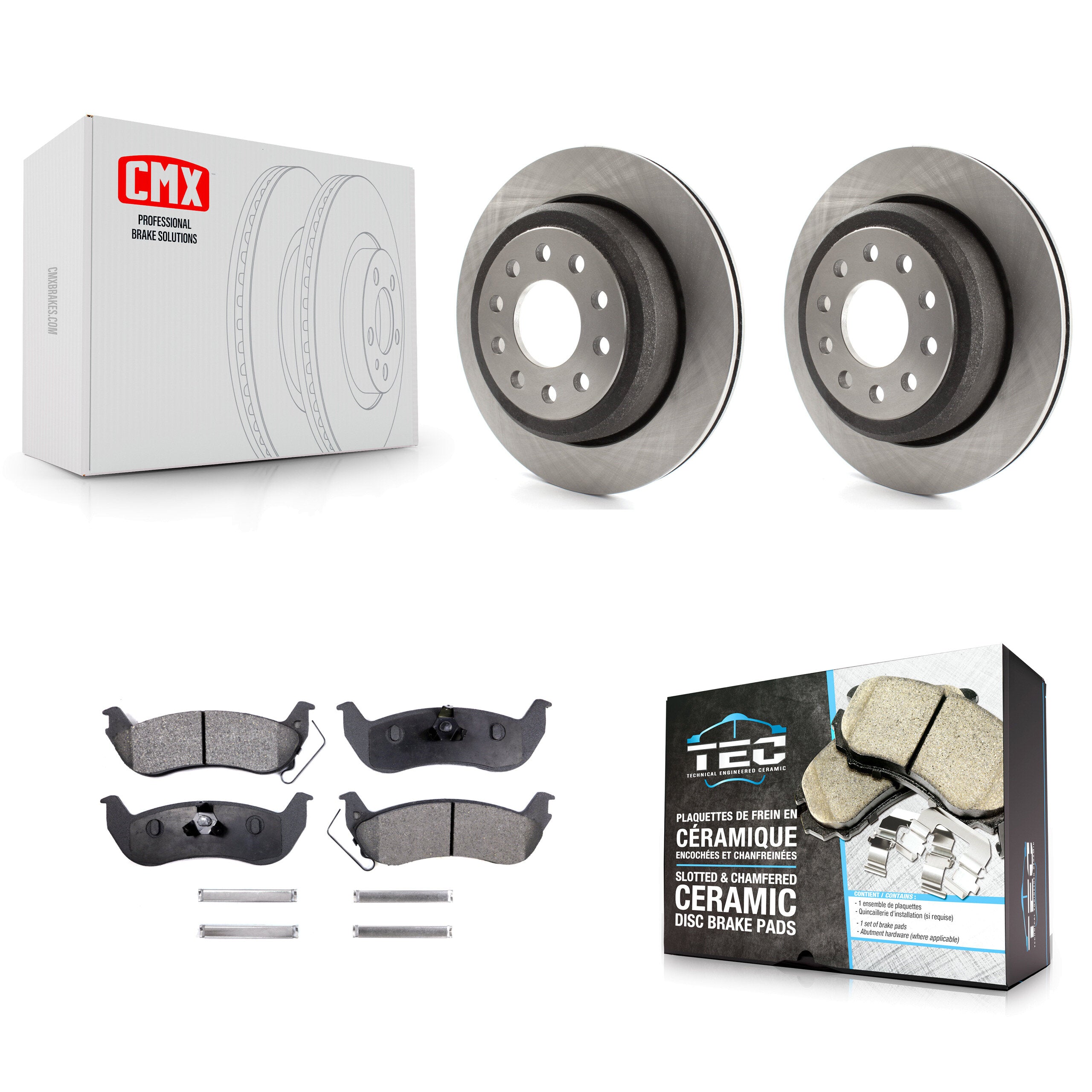 Transit Auto K8T-101715 Disc Brake Kit for 2003-2011 Lincoln Town Car - Rear product image