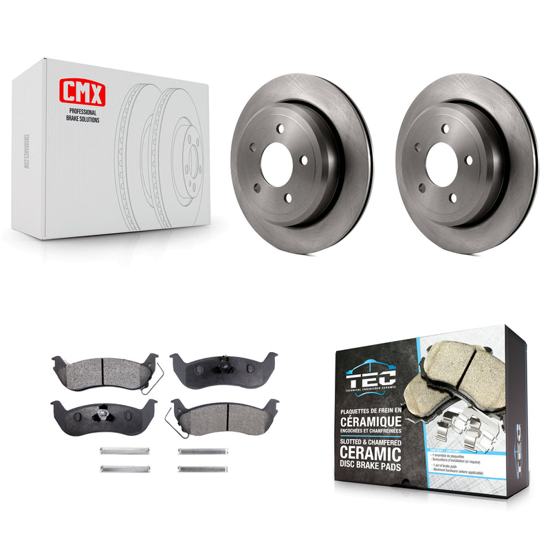 Transit Auto K8T-101718 Disc Brake Kit for 2003-2011 Ford Crown Victoria, Mercury Grand Marquis, Mercury Marauder - Rear product image