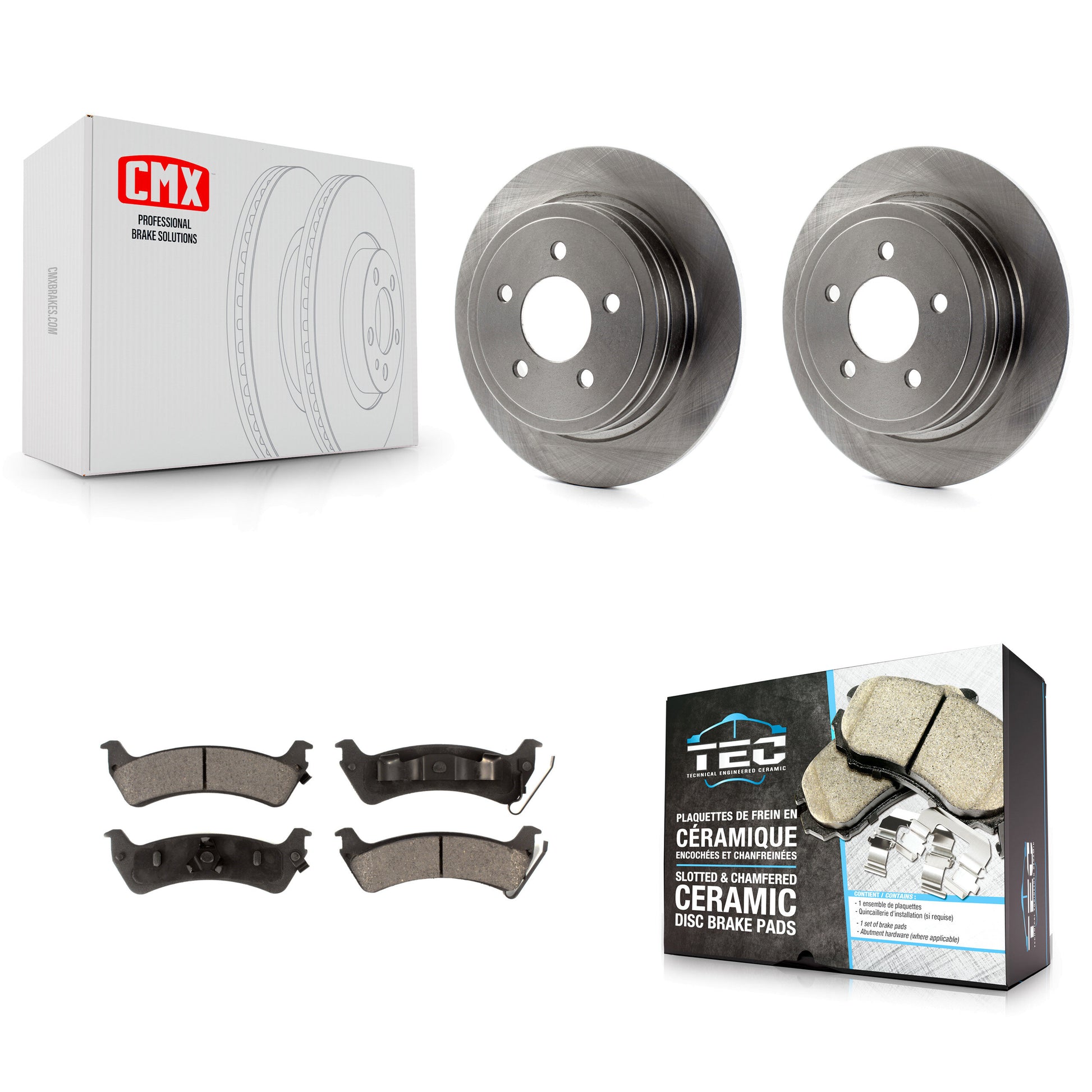 Transit Auto K8T-101719 Disc Brake Kit for 2003-2005 Ford Explorer Sport, Ford Explorer Sport Trac - Rear product image