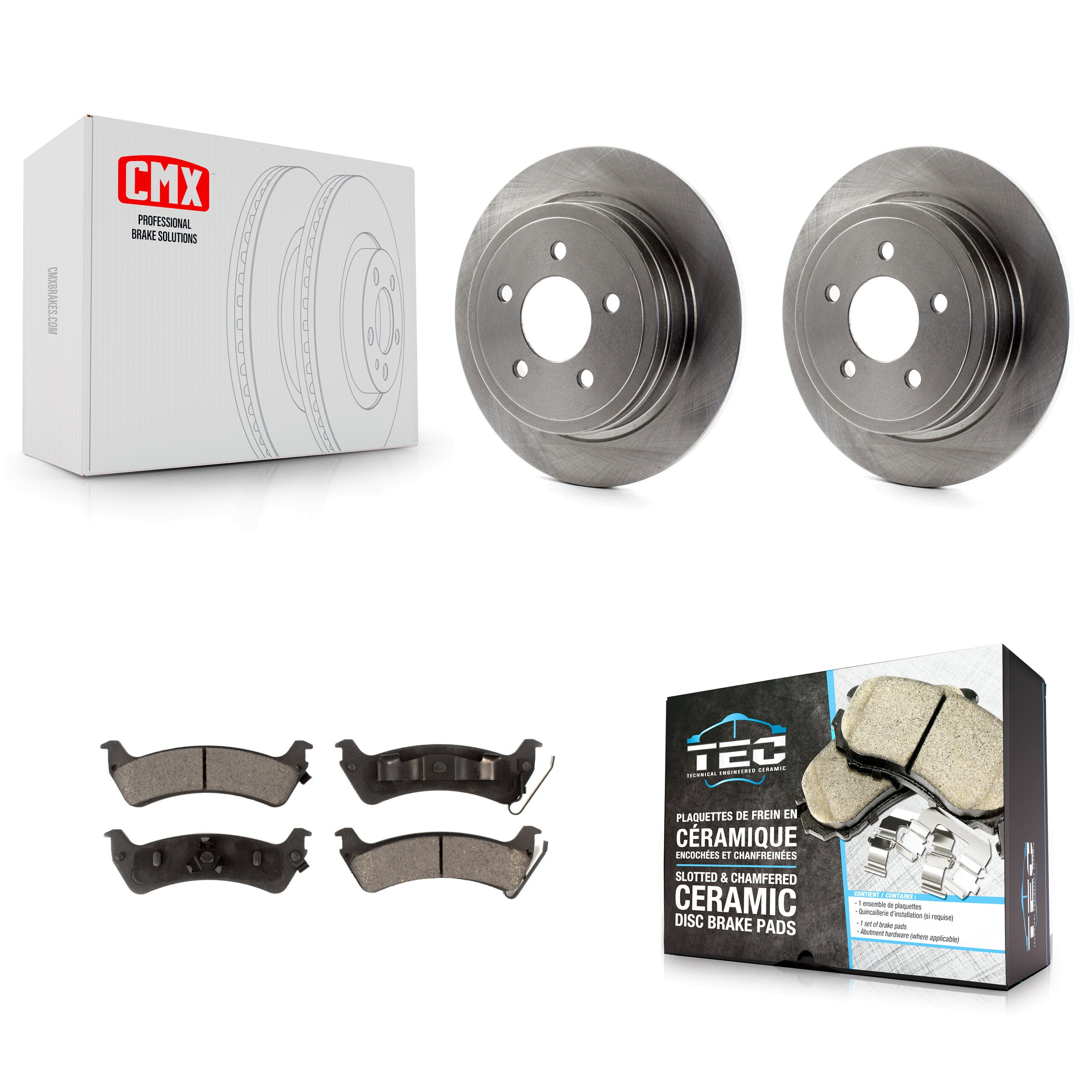 Transit Auto K8T-101719 Disc Brake Kit for 2003-2005 Ford Explorer Sport, Ford Explorer Sport Trac - Rear product image