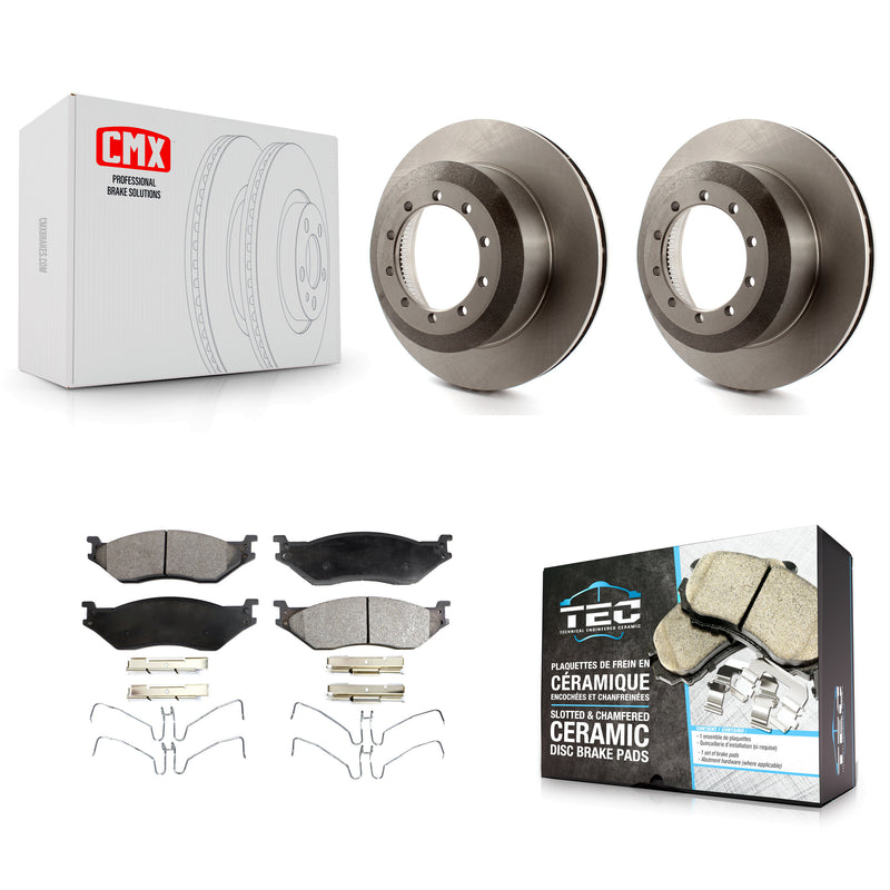 Transit Auto K8T-101723 Disc Brake Kit for 2002-2018 Ford F-59 Commercial Stripped Chassis, Ford F-53 Motorhome Chassis, Ford F-550 Super Duty & more - Rear product image