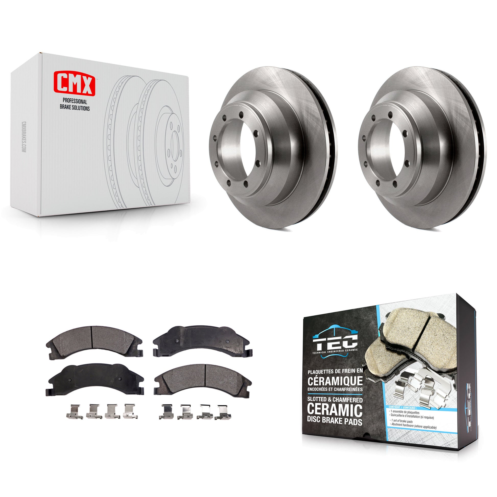 Transit Auto K8T-101741 Disc Brake Kit for 2008-2023 Ford E-350 Super Duty, Ford E-350 Econoline - Rear product image