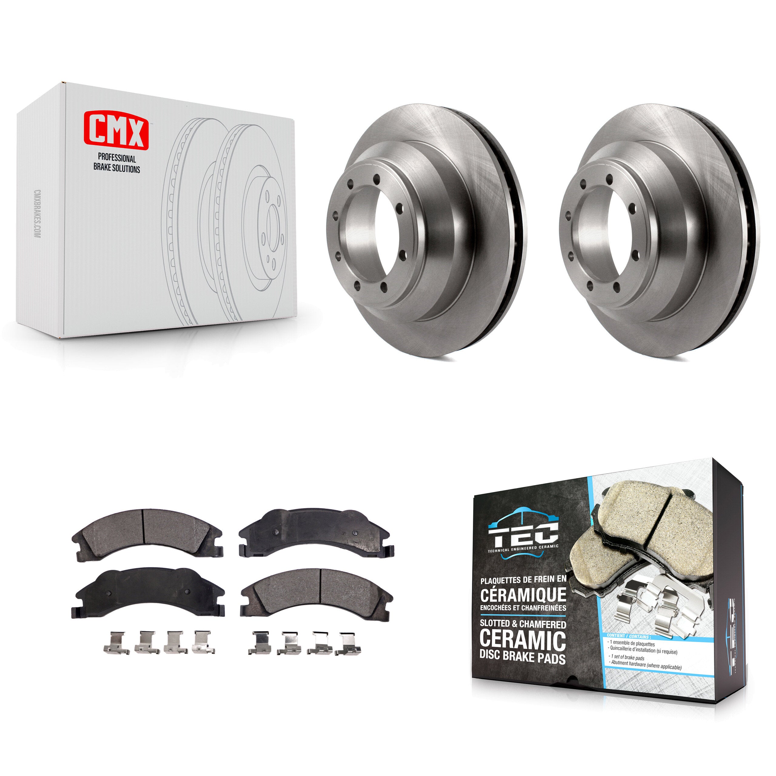 Transit Auto K8T-101741 Disc Brake Kit for 2008-2023 Ford E-350 Super Duty, Ford E-350 Econoline - Rear product image