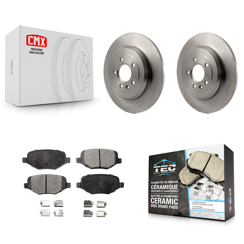 Transit Auto K8T-101743 Disc Brake Kit for 2009-2019 Lincoln MKT, Ford Explorer, Ford Taurus & more - Rear product image