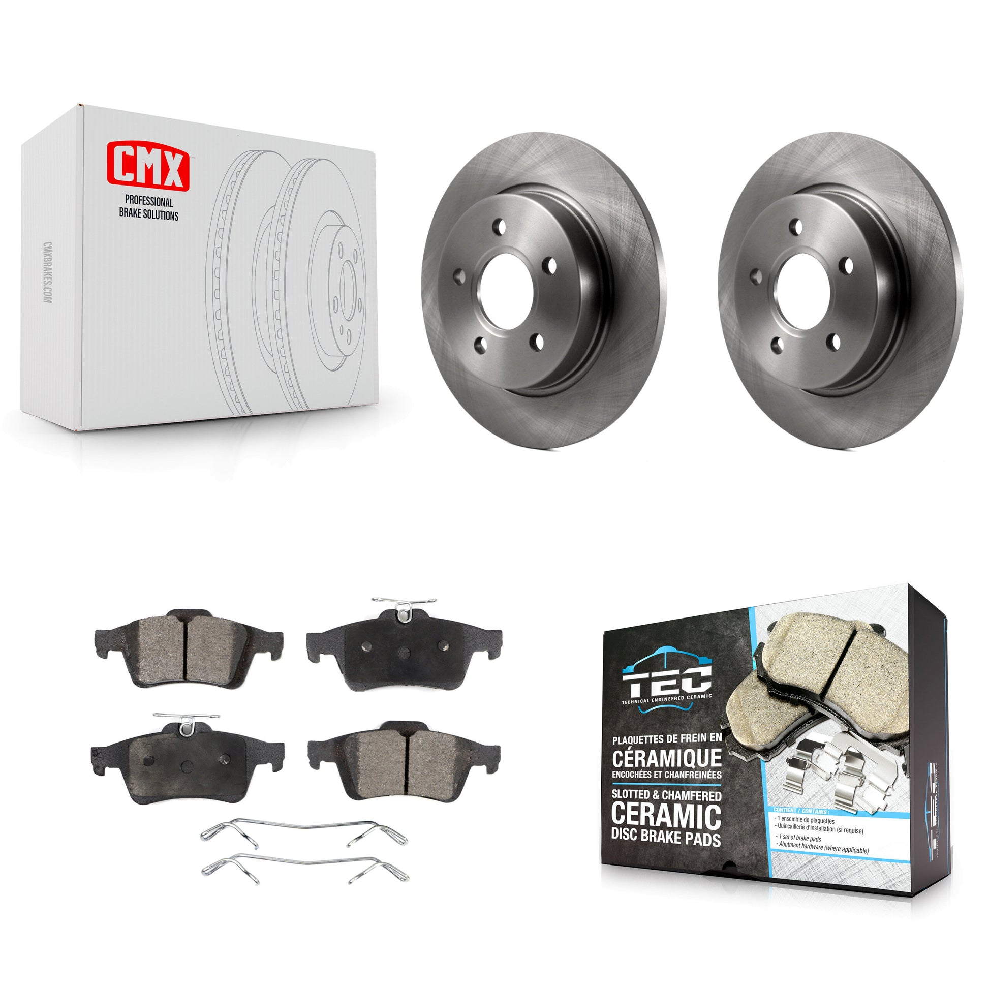 Transit Auto K8T-101747 Disc Brake Kit for 2012-2018 Ford Focus - Rear product image