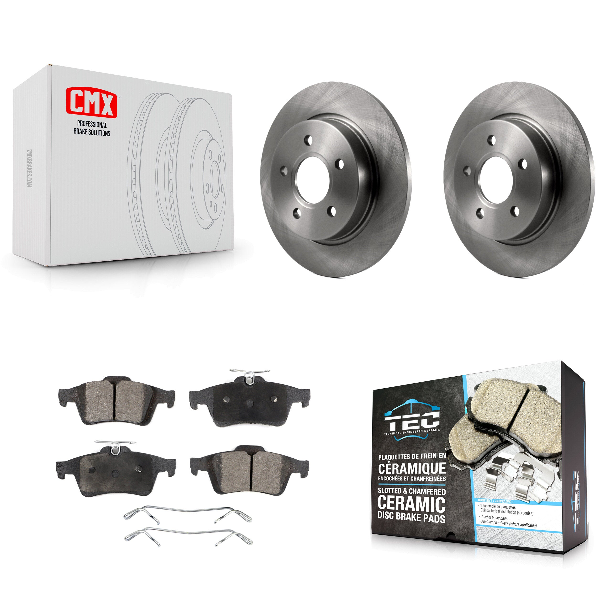 Transit Auto K8T-101747 Disc Brake Kit for 2012-2018 Ford Focus - Rear product image