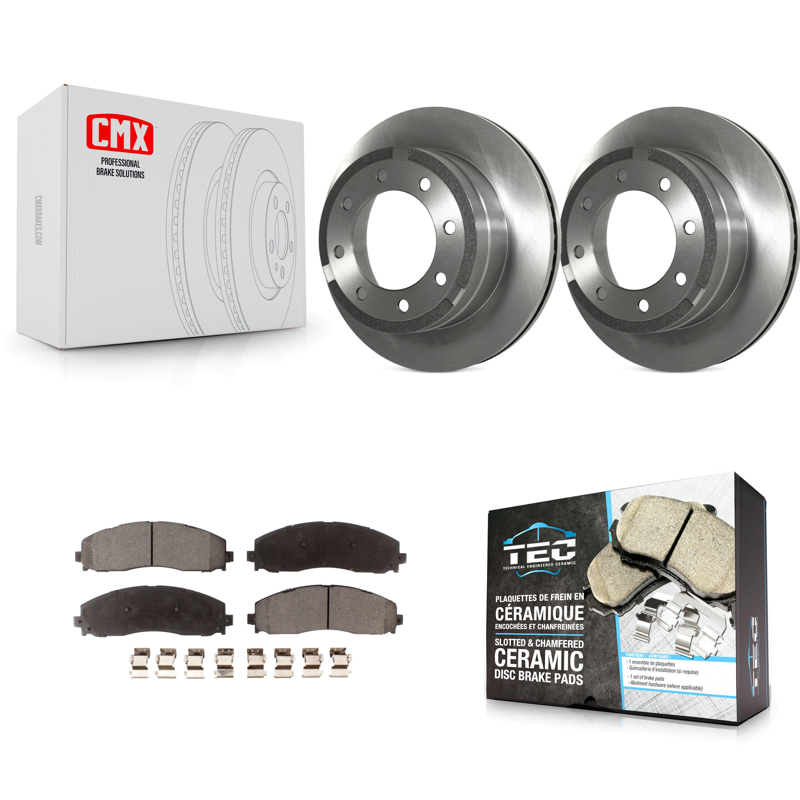Transit Auto K8T-101755 Disc Brake Kit for 2013-2022 Ford F-250 Super Duty, Ford F-350 Super Duty - Rear product image