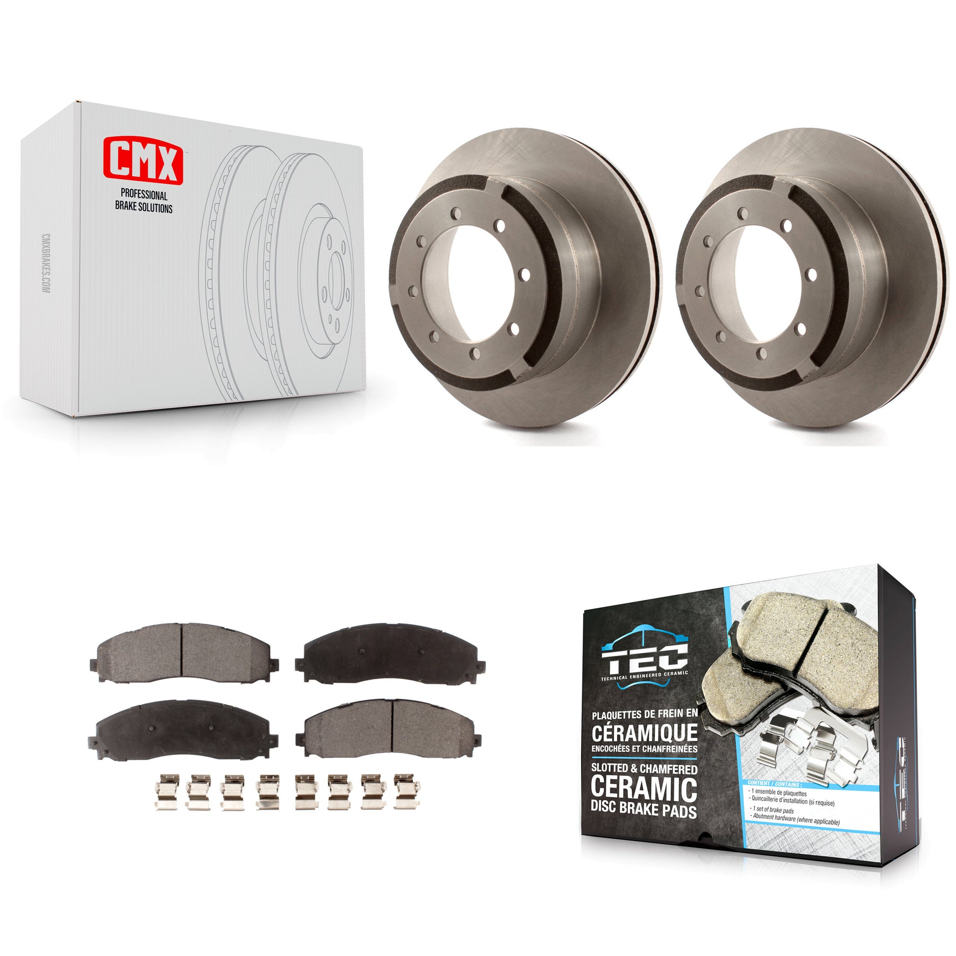 Transit Auto K8T-101756 Disc Brake Kit for 2013-2022 Ford F-350 Super Duty, Ford F-250 Super Duty, Ford F-450 Super Duty - Rear product image