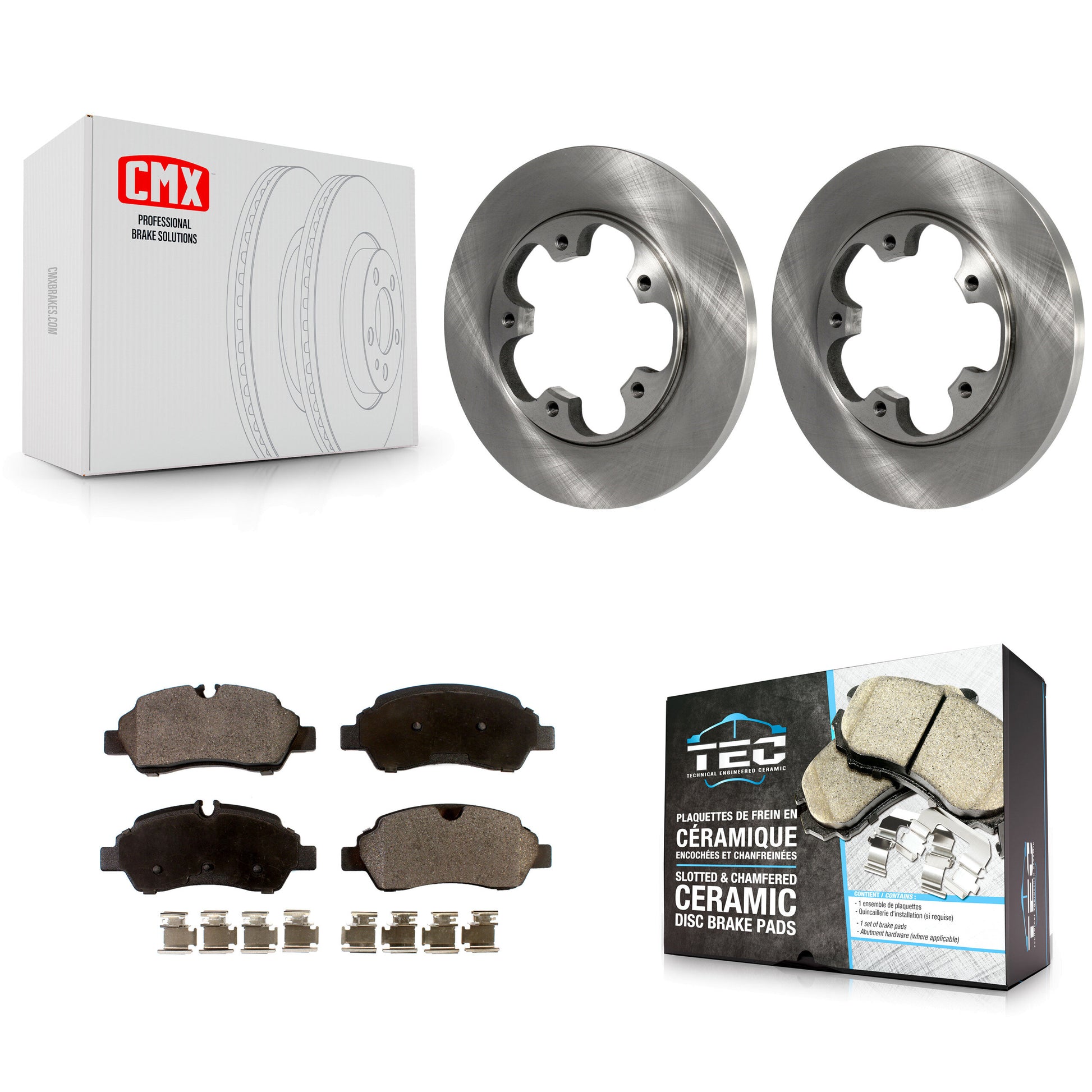 Transit Auto K8T-101758 Disc Brake Kit for 2015-2019 Ford Transit-350 HD, Ford Transit-150, Ford Transit-250 & more - Rear product image