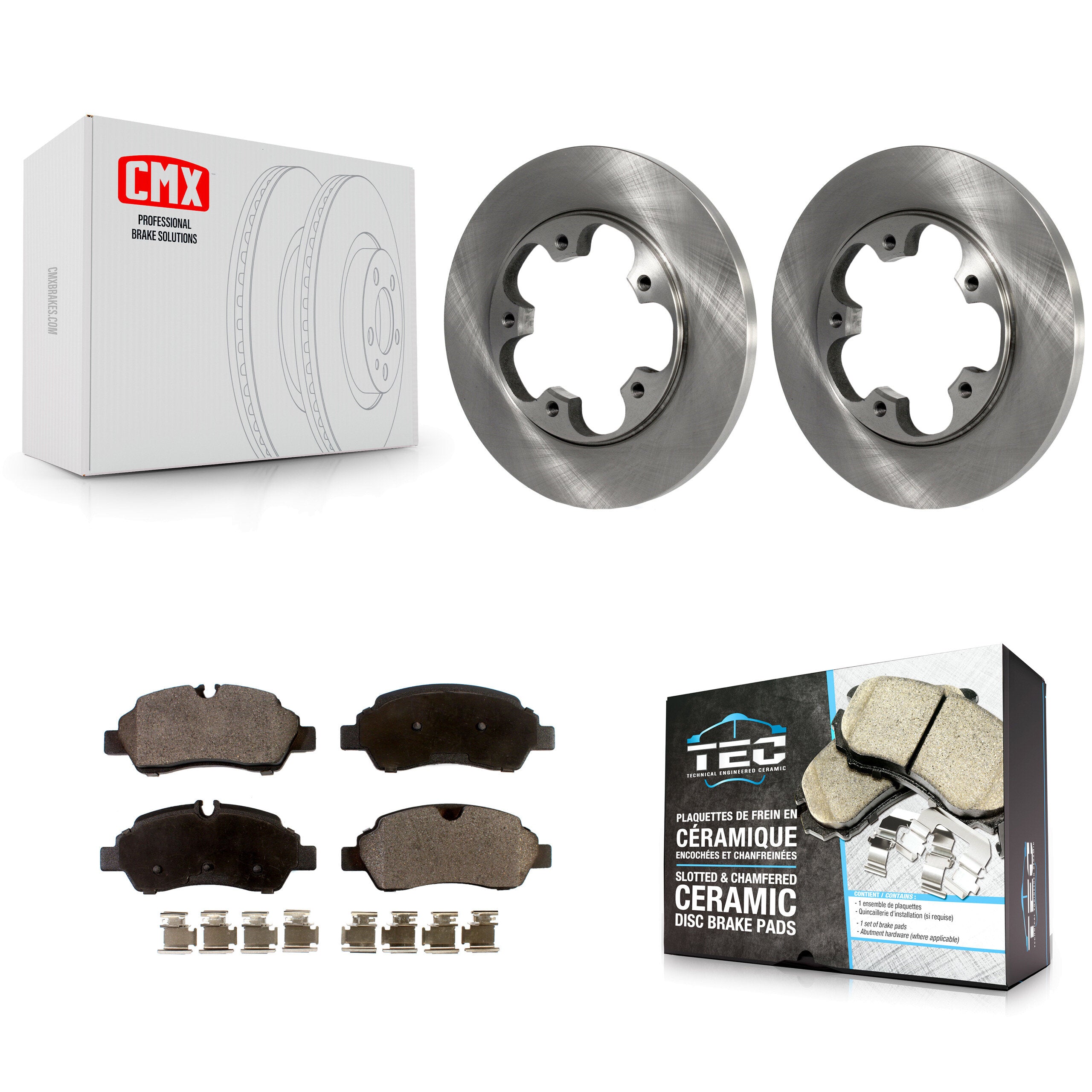 Transit Auto K8T-101758 Disc Brake Kit for 2015-2019 Ford Transit-350 HD, Ford Transit-150, Ford Transit-250 & more - Rear product image
