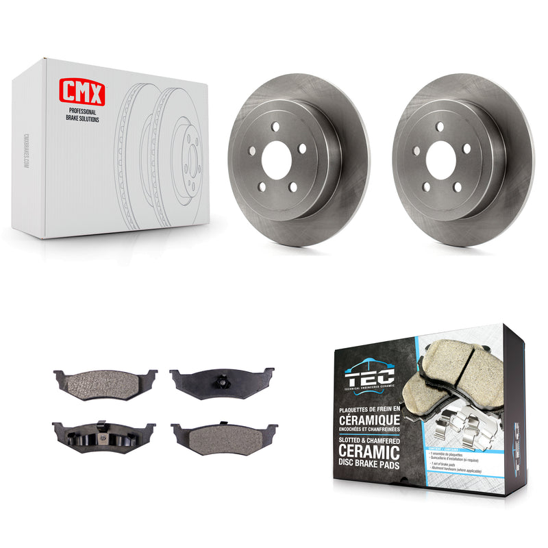 Transit Auto K8T-101761 Disc Brake Kit for 1995-2010 Chrysler PT Cruiser, Chrysler Sebring, Dodge Stratus & more - Rear product image