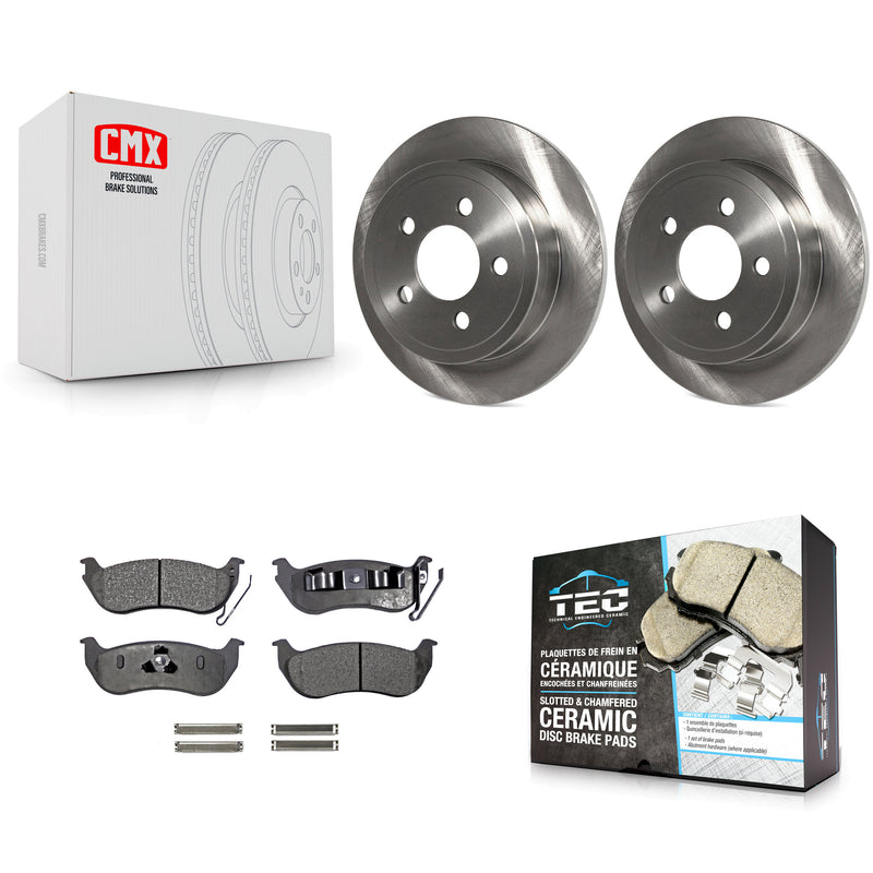 Transit Auto K8T-101771 Disc Brake Kit for 2003-2007 Jeep TJ, Jeep Liberty, Jeep Wrangler - Rear product image