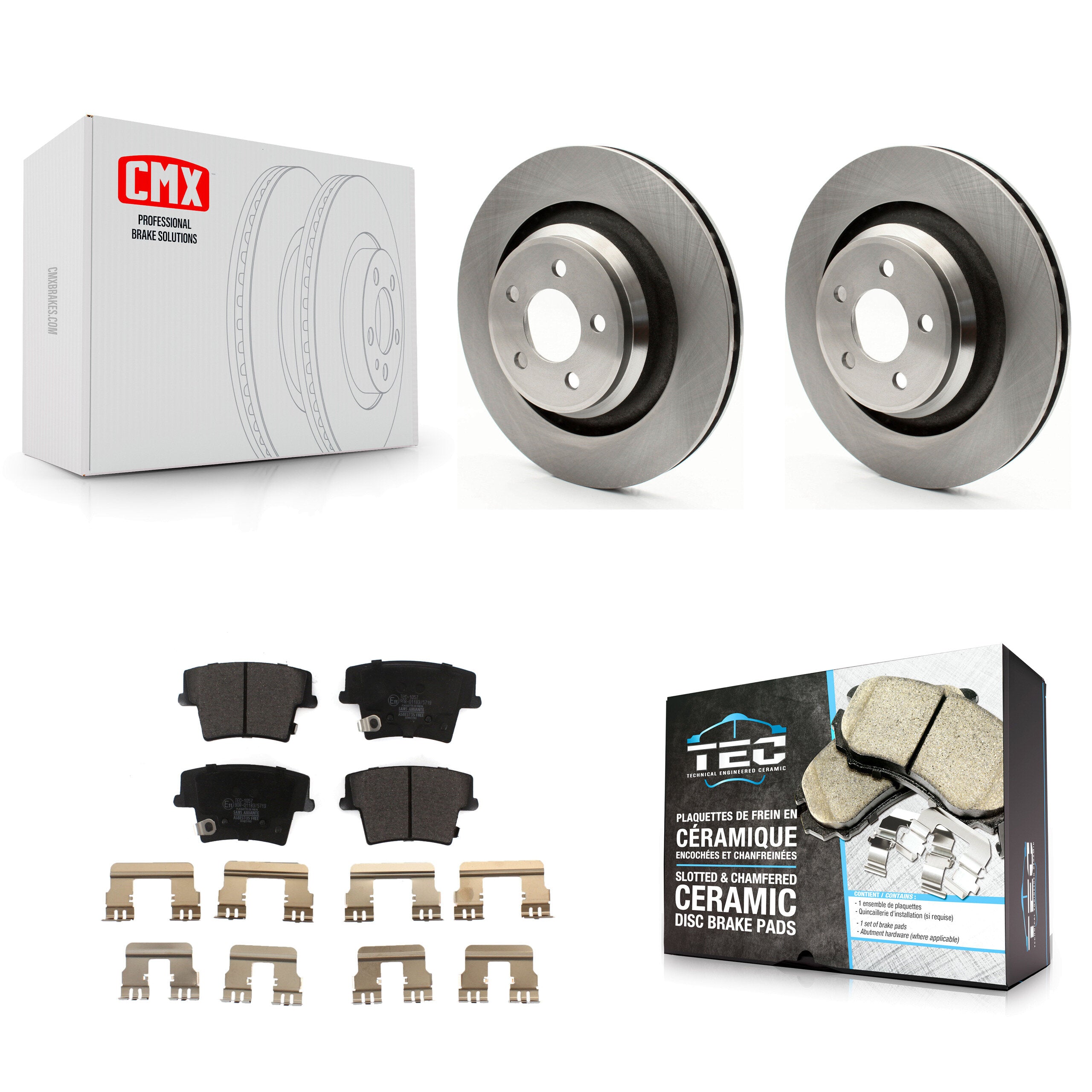 Transit Auto K8T-101782 Disc Brake Kit for 2015 Dodge Charger - Rear product image