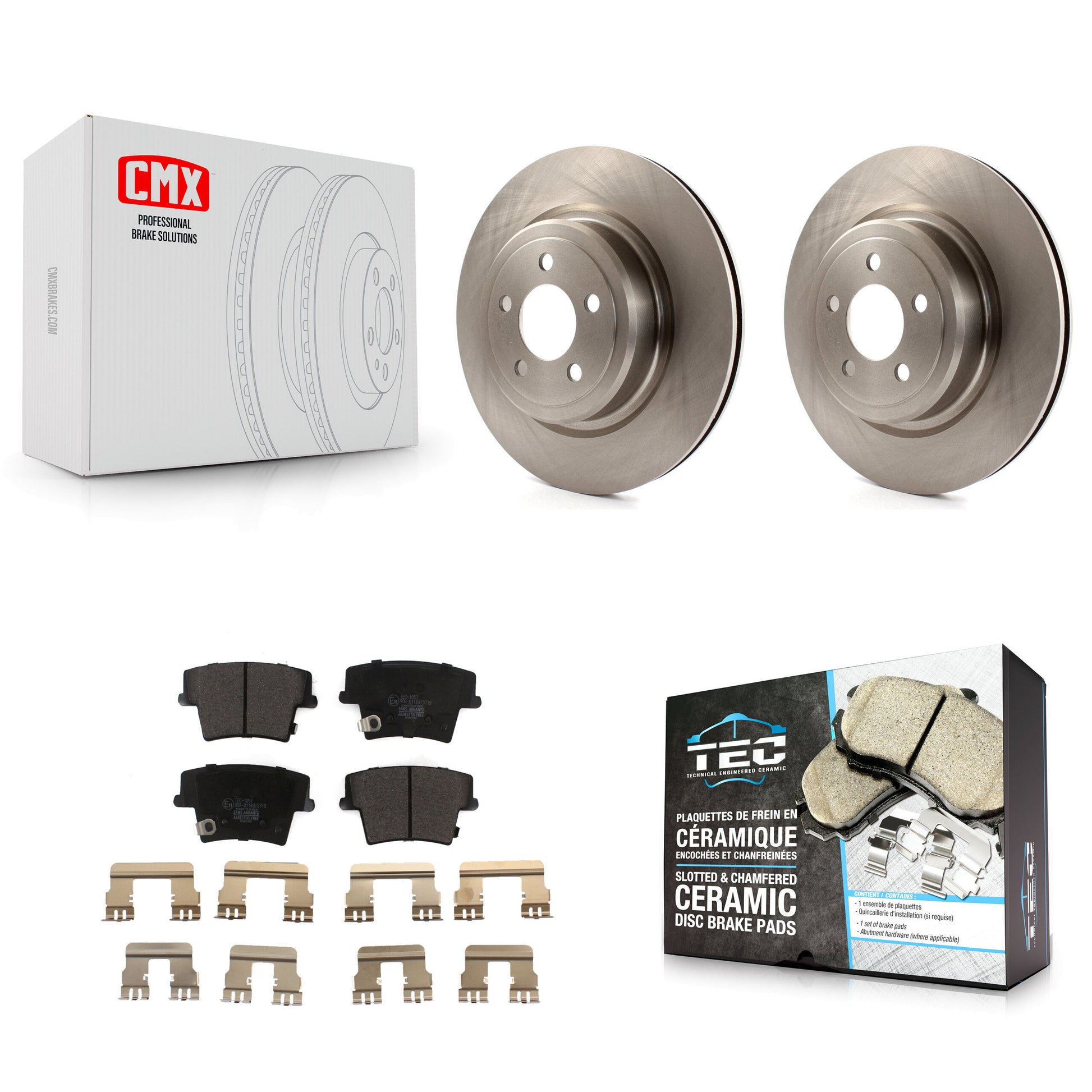 Transit Auto K8T-101783 Disc Brake Kit for 2006-2016 Dodge Charger, Dodge Magnum - Rear product image