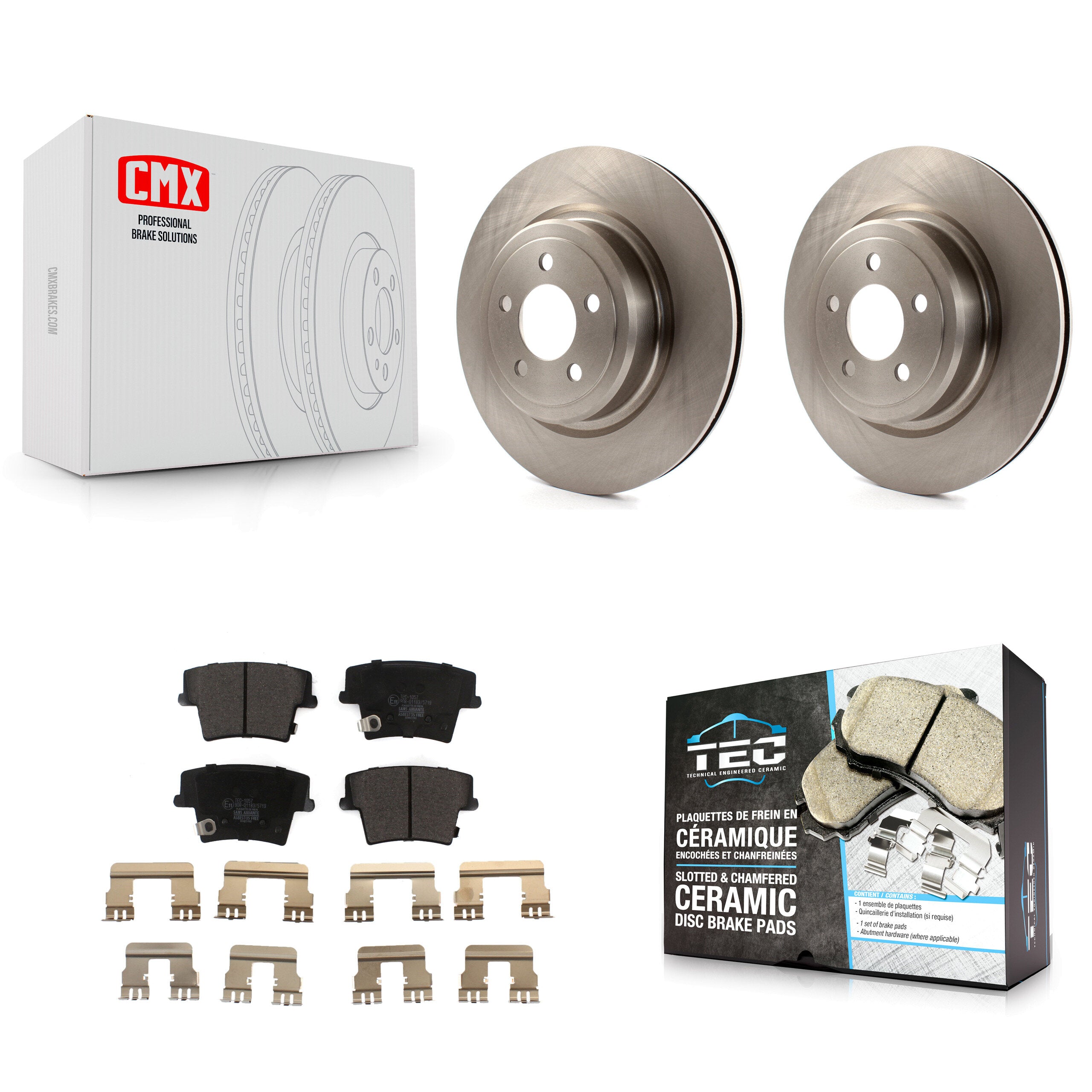Transit Auto K8T-101783 Disc Brake Kit for 2006-2016 Dodge Charger, Dodge Magnum - Rear product image