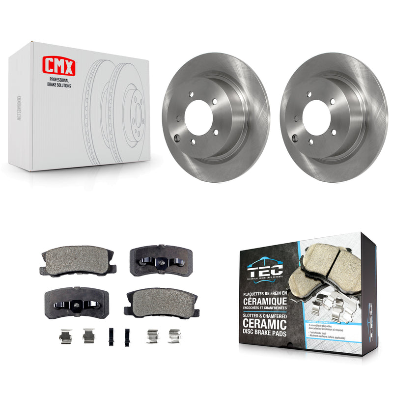 Transit Auto K8T-101788 Disc Brake Kit for 2007-2017 Mitsubishi Lancer, Mitsubishi Outlander, Chrysler 200 & more - Rear product image