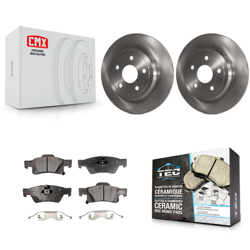 Transit Auto K8T-101798 Disc Brake Kit for 2011-2017 Dodge Durango, Jeep Grand Cherokee - Rear product image
