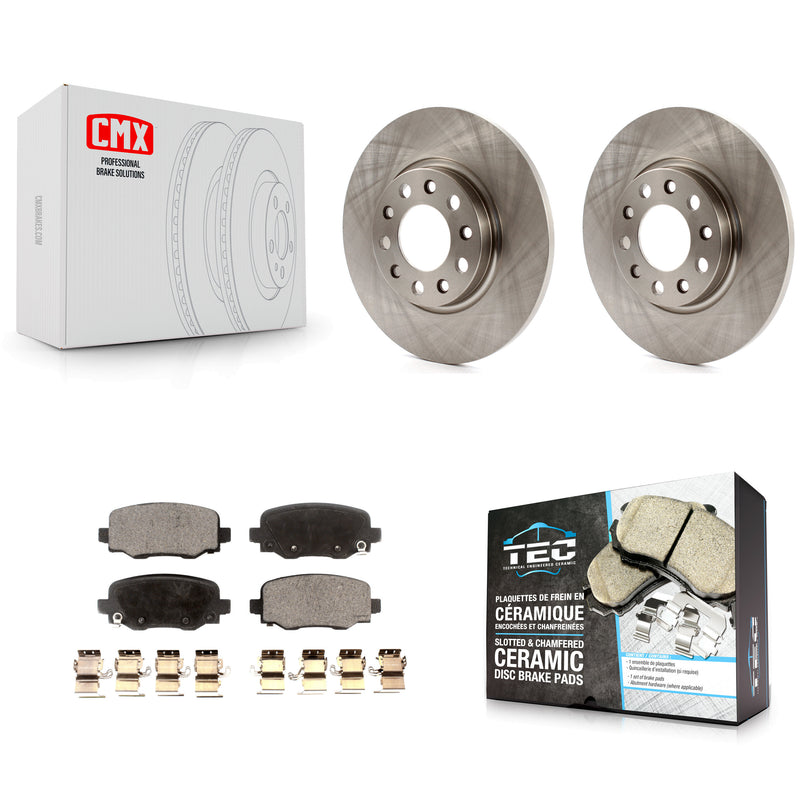 Transit Auto K8T-101803 Disc Brake Kit for 2014-2022 Chrysler 200, Jeep Cherokee - Rear product image