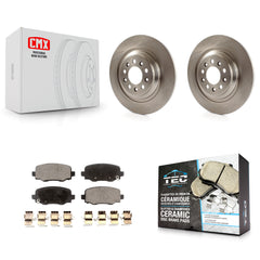 Transit Auto K8T-101806 Disc Brake Kit for 2014-2022 Jeep Cherokee - Rear product image